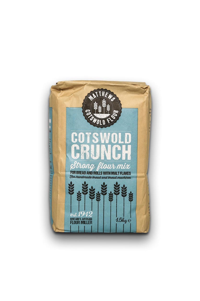 Crunch Strong Flour Mix For Bread and Rolls with Malt Flakes