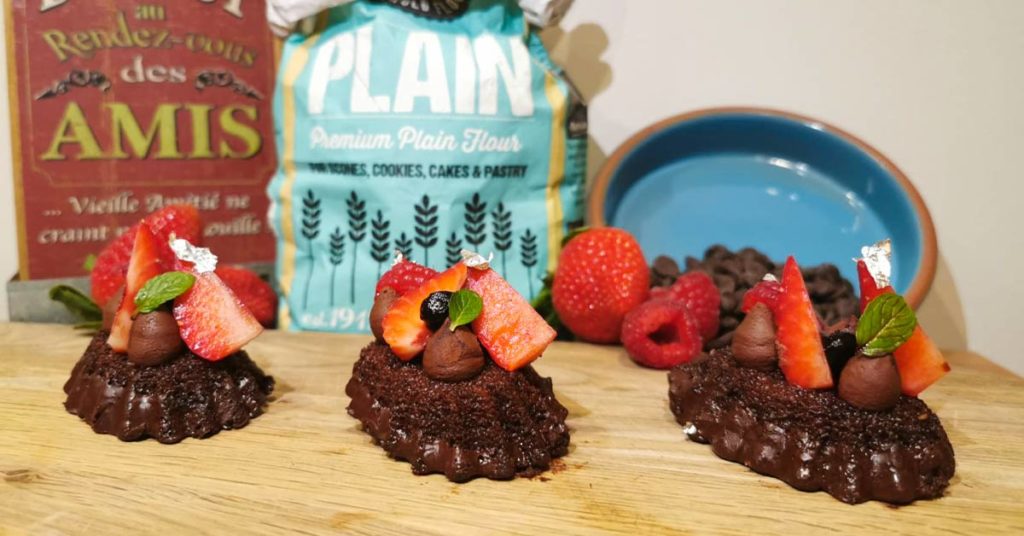 Vegan Chocolate and Berry Cake